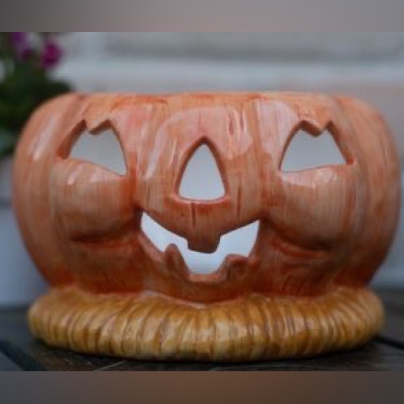 Smiling Pumpkin Bowl